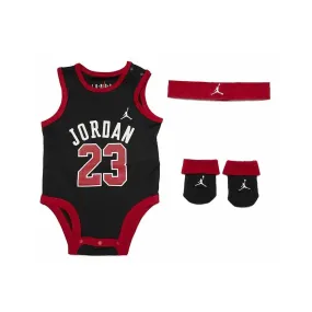 Baby Jordan Mesh Jersey Box Set Black 3PC