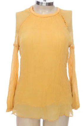 Blusa color Amarillo - Zara