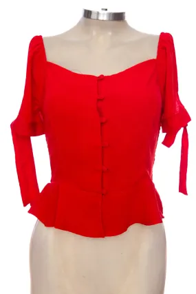 Blusa color Rojo - HAUTE MONDE