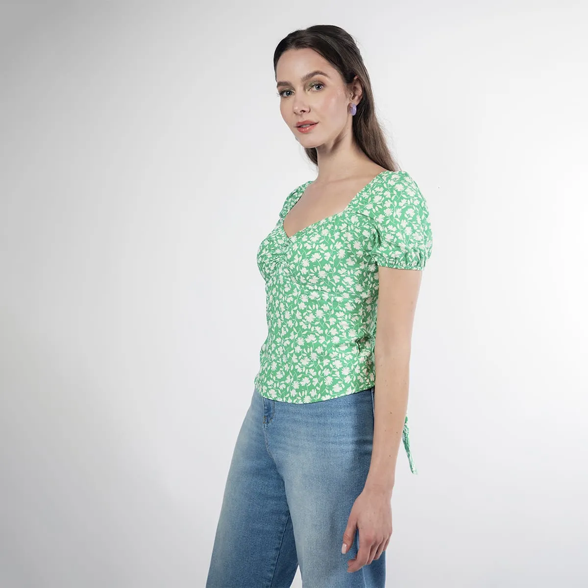 Blusa Manga Corta Tulips