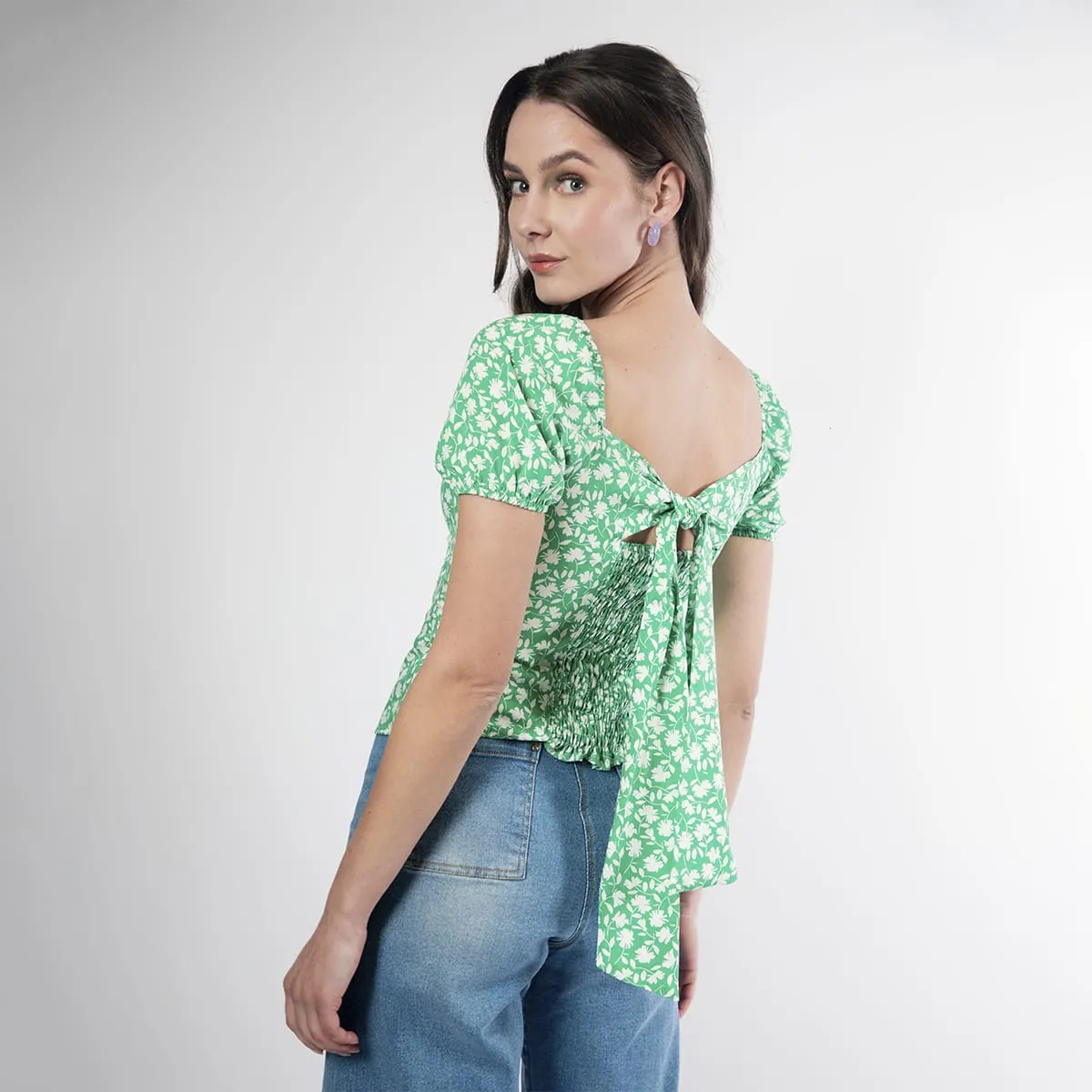 Blusa Manga Corta Tulips