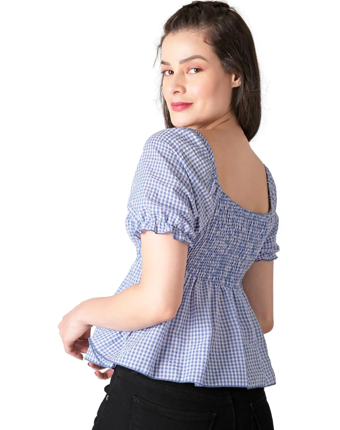 Blusa Mujer Azul Stfashion 64104769