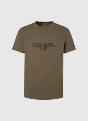 Camiseta Pepe Jeans para Hombre Chris Color Verde Militar