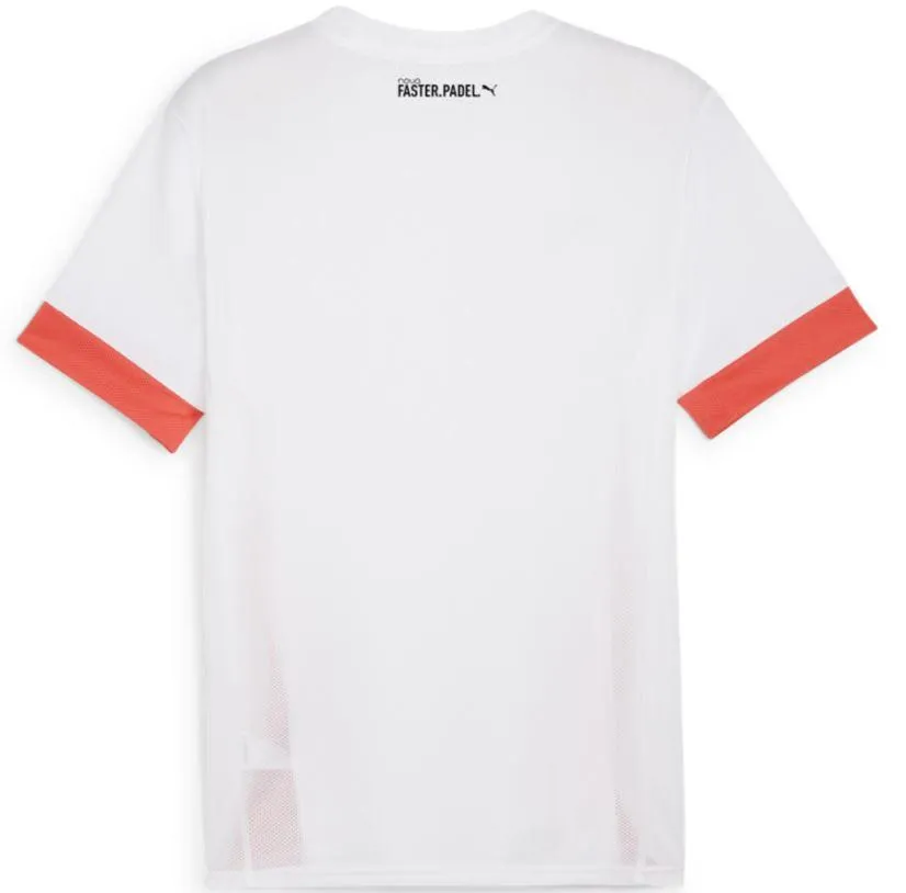 Camiseta Puma Individual Padel Jersey Blanco/Rojo