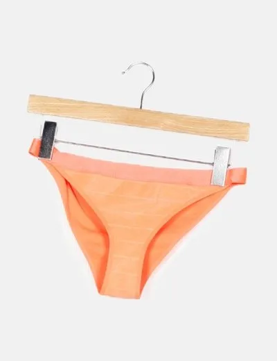 H&M Braga bikini naranja flúor