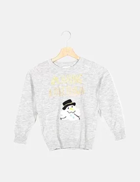 KIDS ONLY Jersey tricot gris print