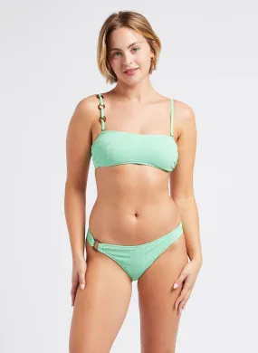 LOVE STORIES BONDI - Sujetador de bikini bandeau en verde