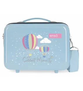 Neceser ABS Enso Collect Moments azul -29x21x15cm-