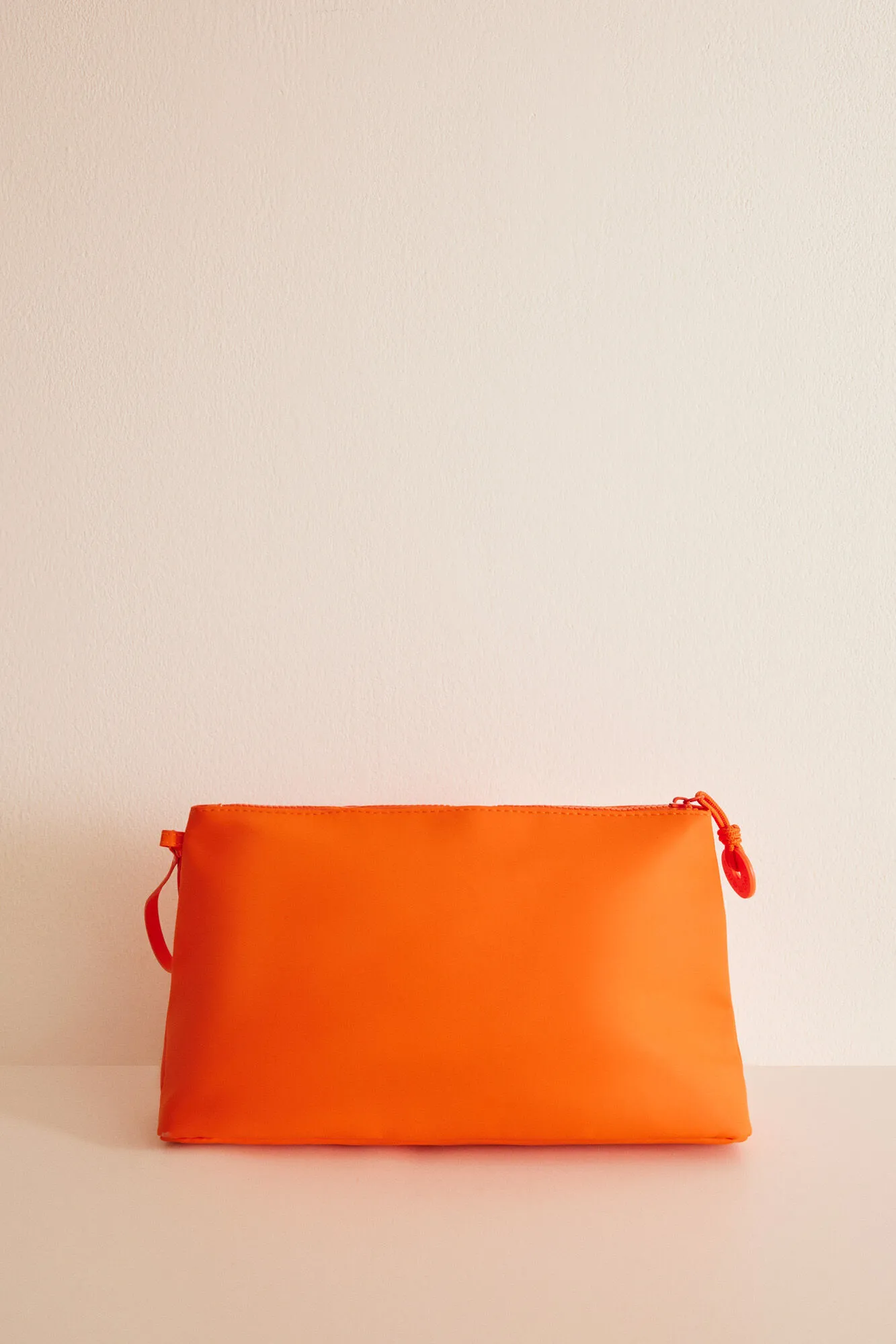 Neceser rectangular rubber naranja