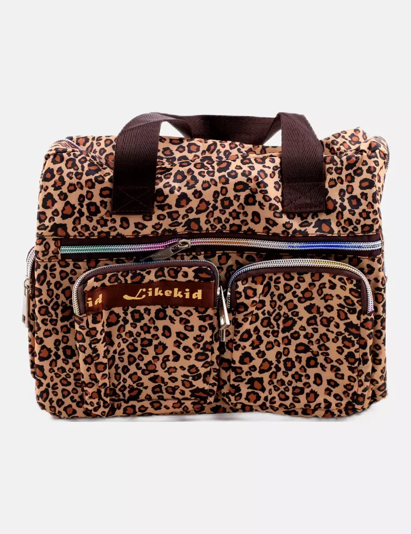 NoName Neceser multicolor animal print