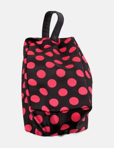 NoName Neceser negro dots satinado