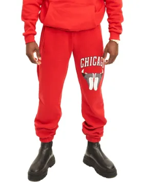 PANTALON AREA ZERO ROJO CHICAGO SNEAKERS JOGGER