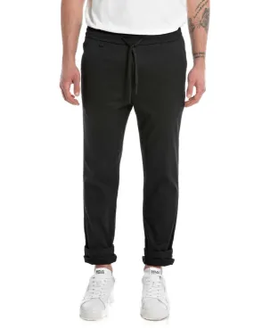 Pantalón Replay jogger slim negro de hombre