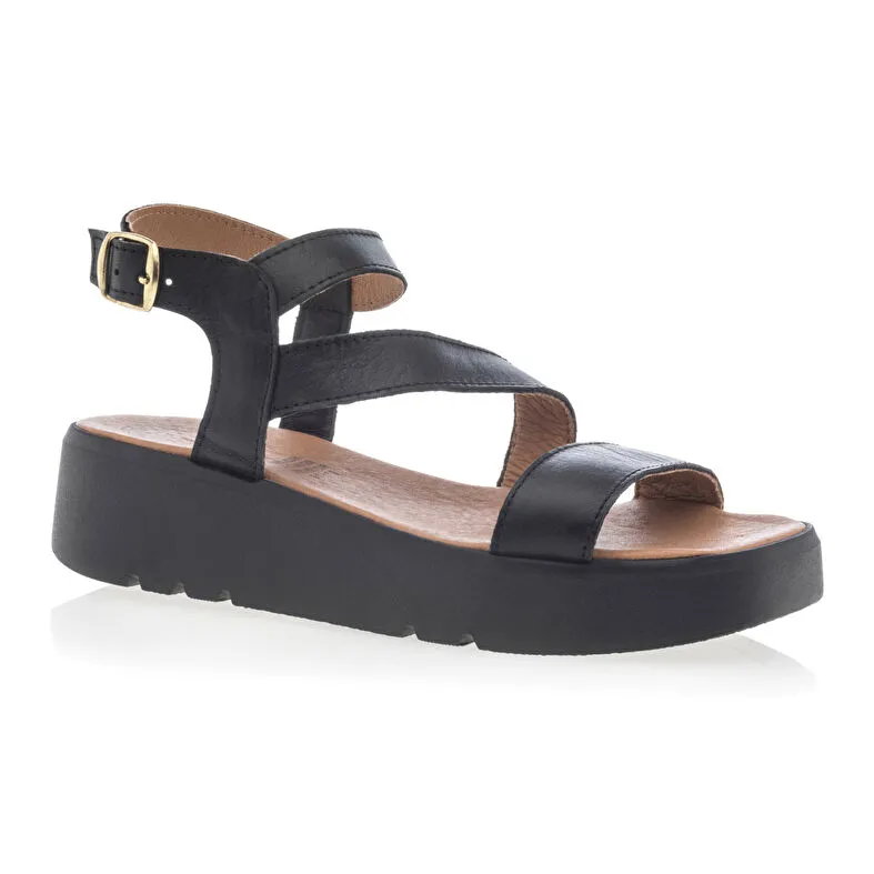 Sandalias/ descalzo mujer negro