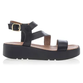 Sandalias/ descalzo mujer negro