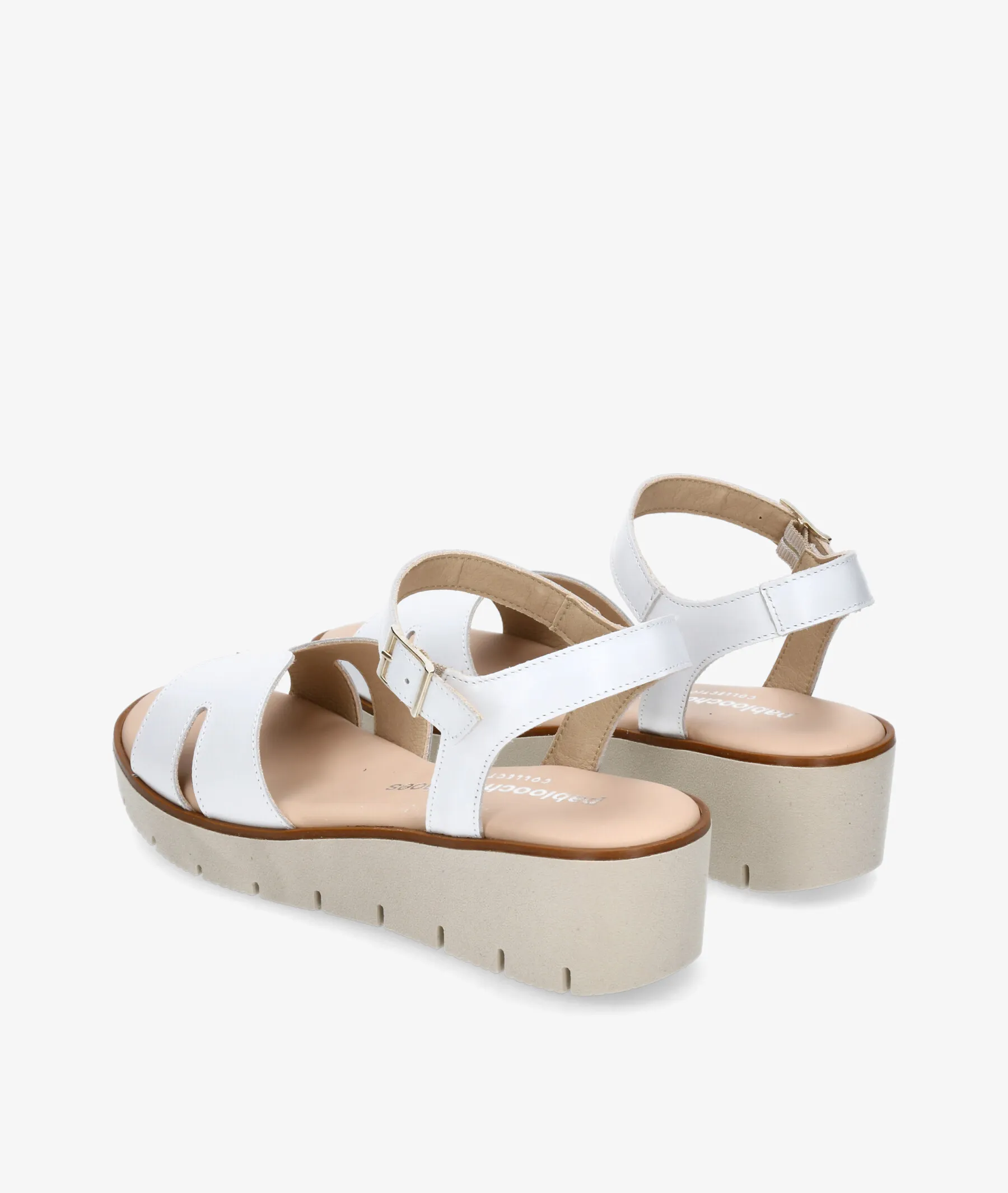 Sandalias pabloochoa.shoes  846 en blanco