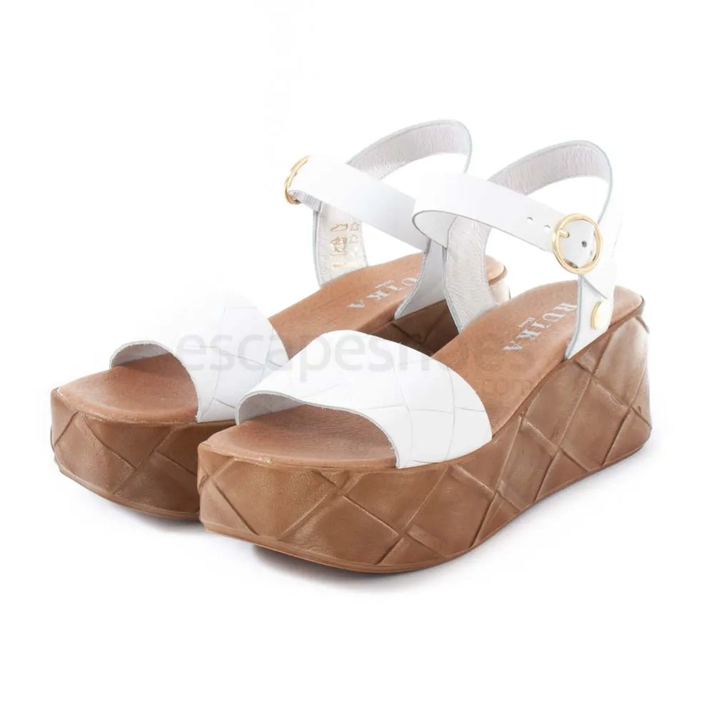 Sandalias RUIKA Pele Branco 63/2532B