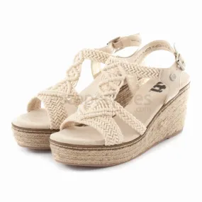 Sandalias XTI Tex Cunha Corda 140872 Gelo