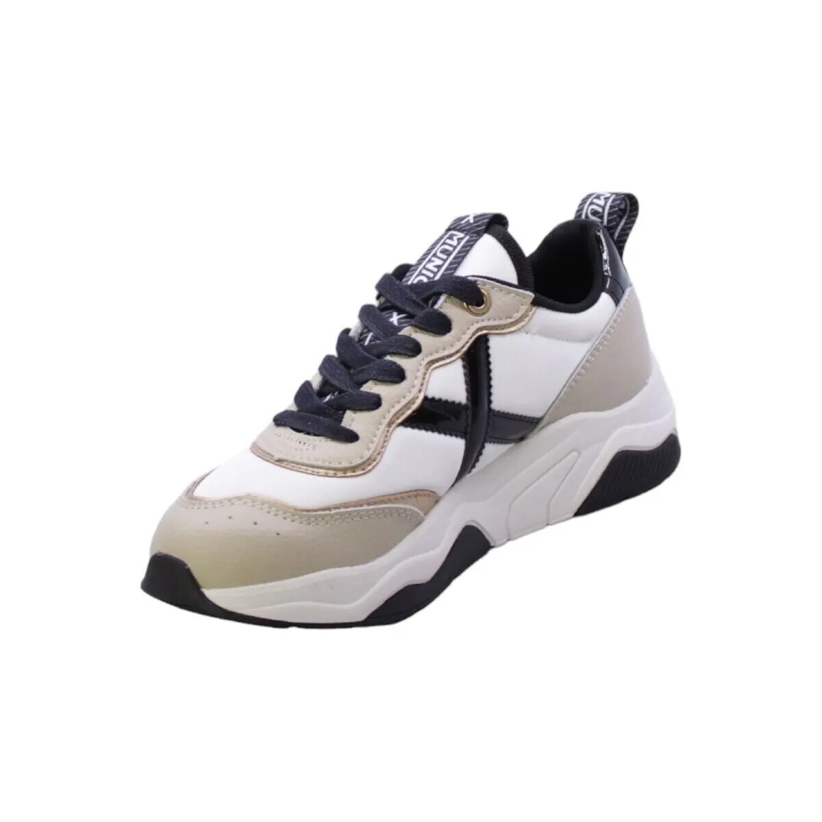 Sneakers Donna Bianco/Beige Wave-105