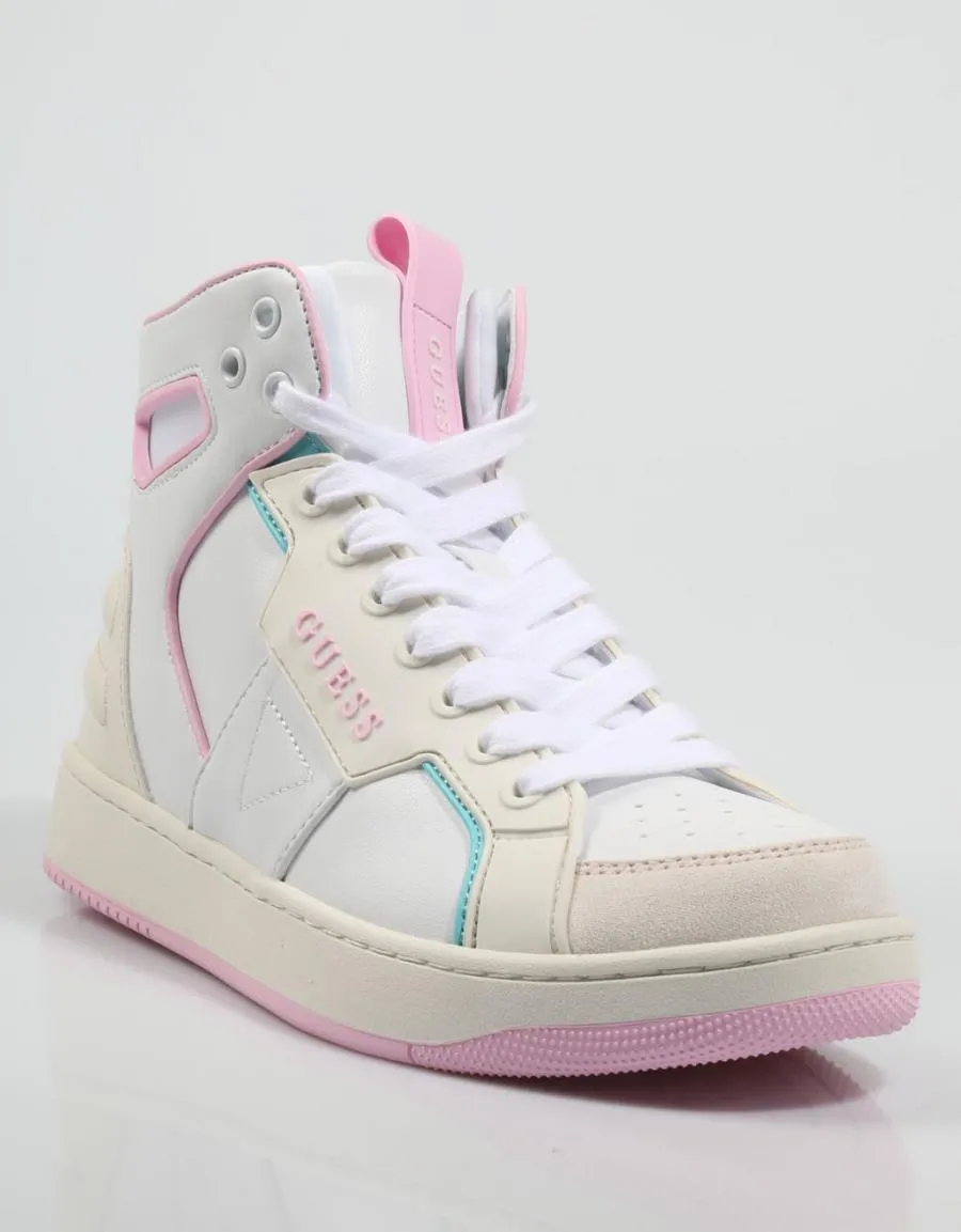  sneakers GUESS Basquet Fl7bsq Lea12 en White 79626