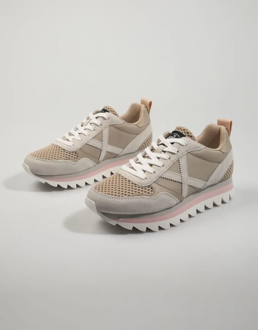  sneakers MUNICH Ripple en Beige 81986