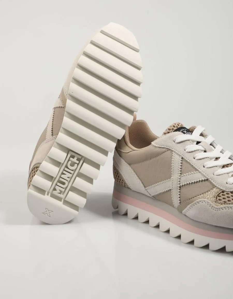  sneakers MUNICH Ripple en Beige 81986