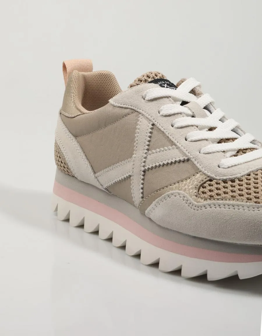  sneakers MUNICH Ripple en Beige 81986