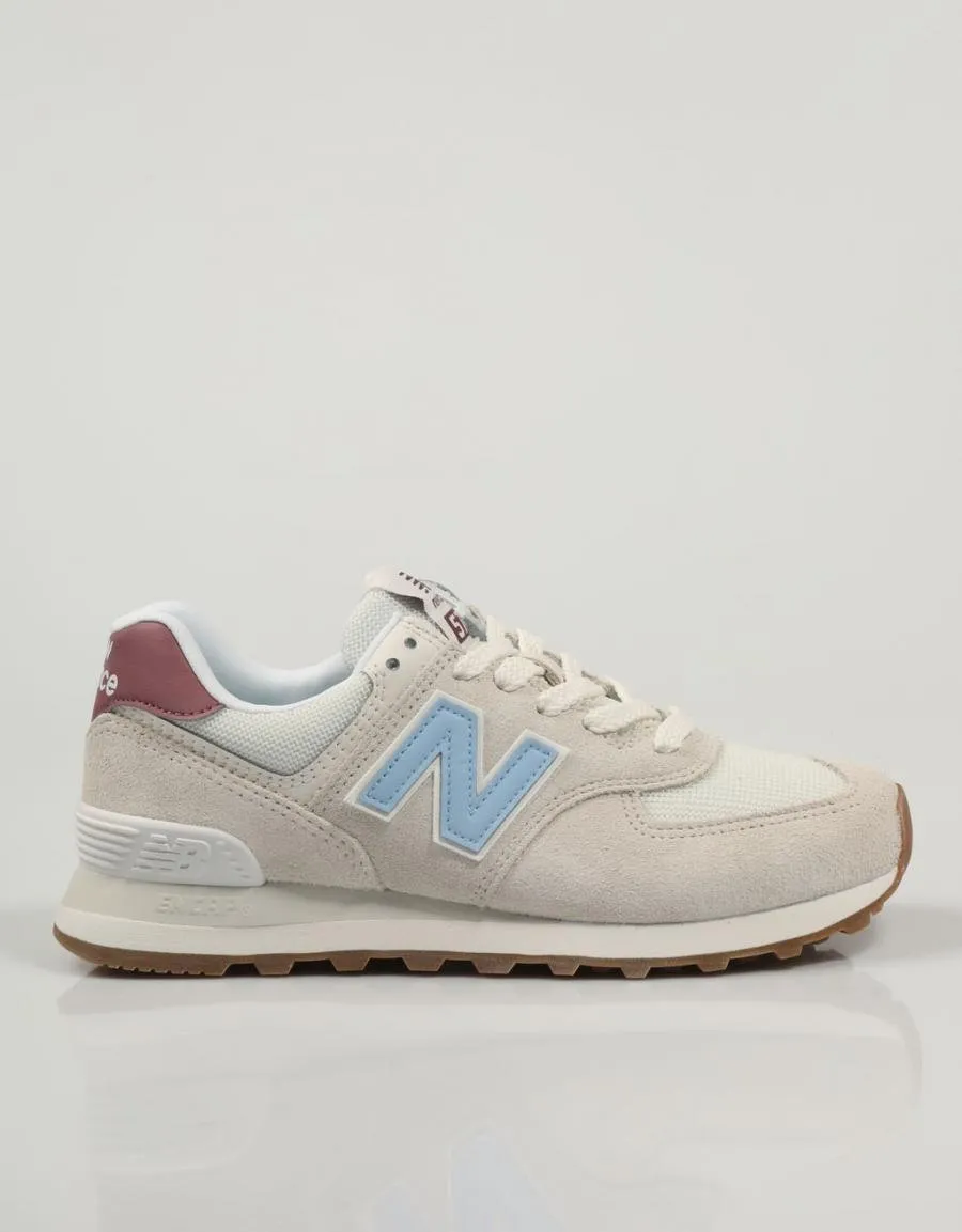  sneakers NEW BALANCE Wl574 RD-BEIGE/BLUE 81934