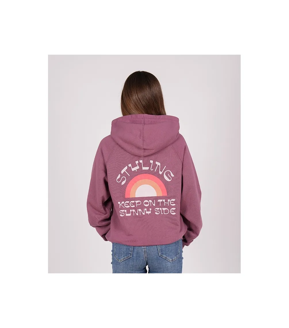 Sudadera STYLING Sunny-Cabernet