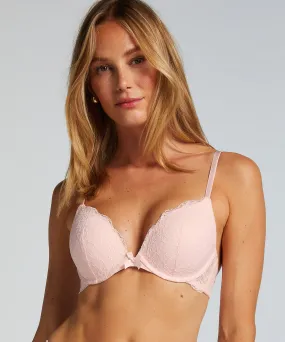 Sujetador push-up de aros preformado Teddy - Rosa