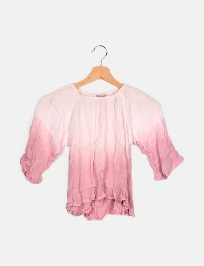 Vitivic Blusa rosa degradado